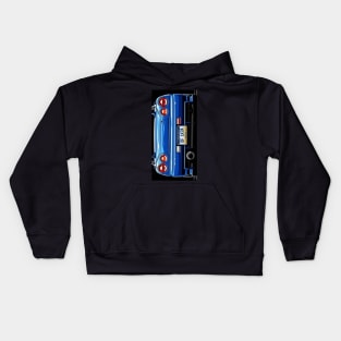 rear r34 skyline gtr spec Kids Hoodie